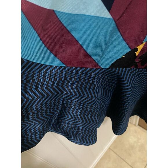 Maeve Anthropologie Gillian Abstract Shirtdress Size XS Oversized ** Read - Picture 8 of 16